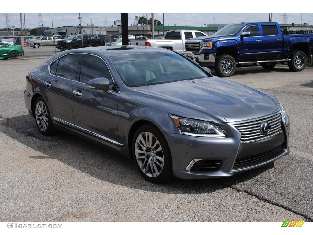 Nebula Gray Pearl 2017 Lexus LS 460 Exterior Photo #144005040