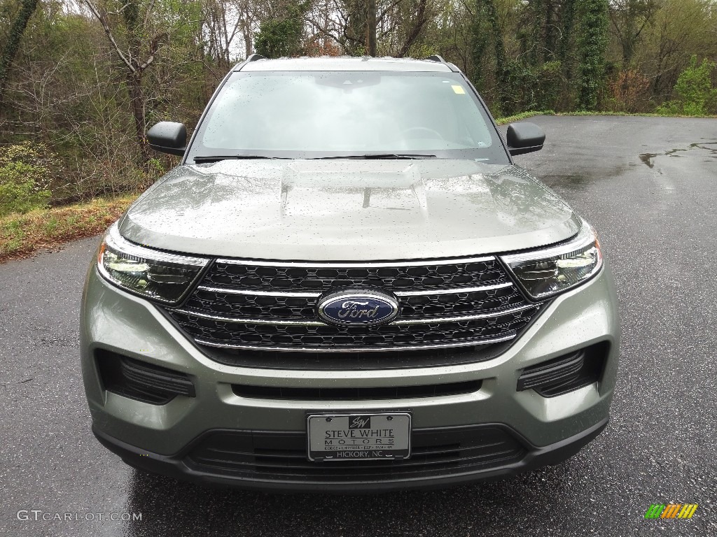 2020 Explorer XLT 4WD - Silver Spruce Metallic / Ebony photo #3