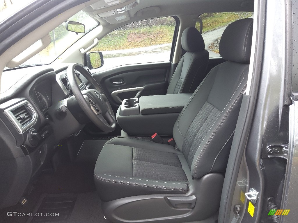 Black Interior 2019 Nissan Titan SV Crew Cab 4x4 Photo #144006039