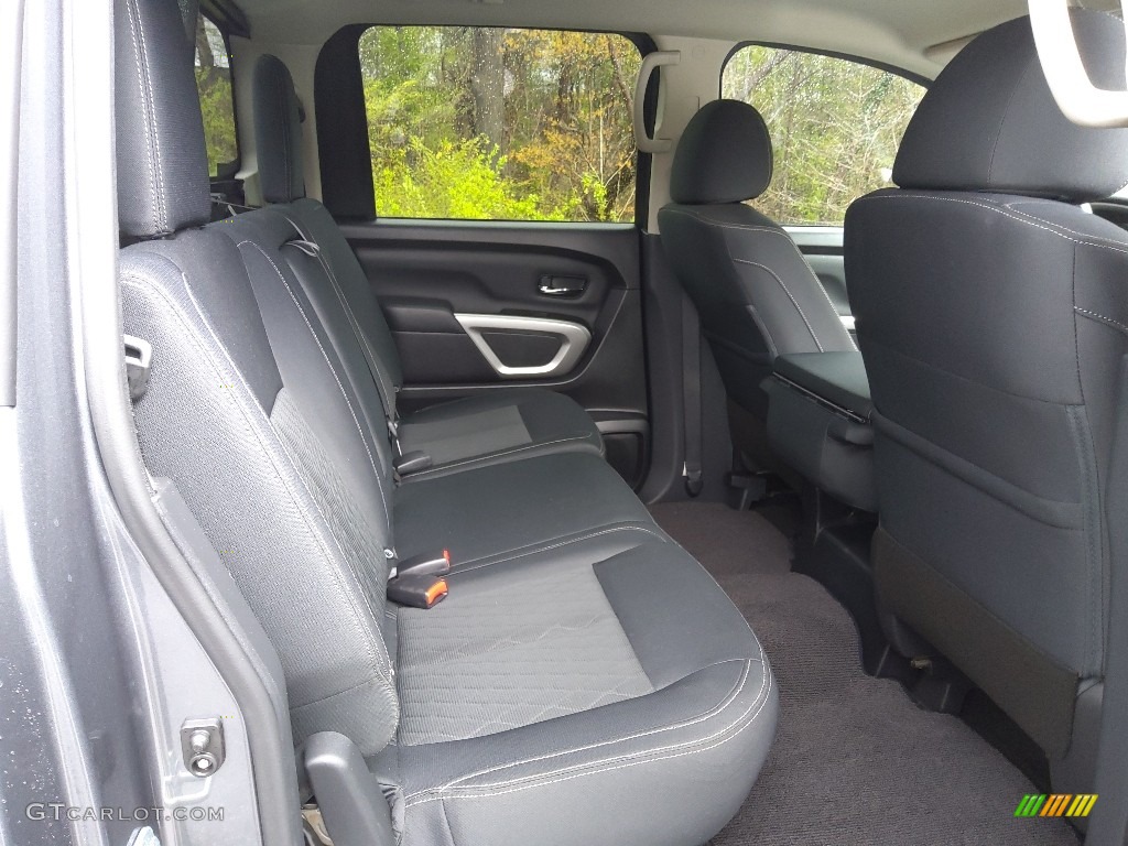 2019 Nissan Titan SV Crew Cab 4x4 Rear Seat Photo #144006069