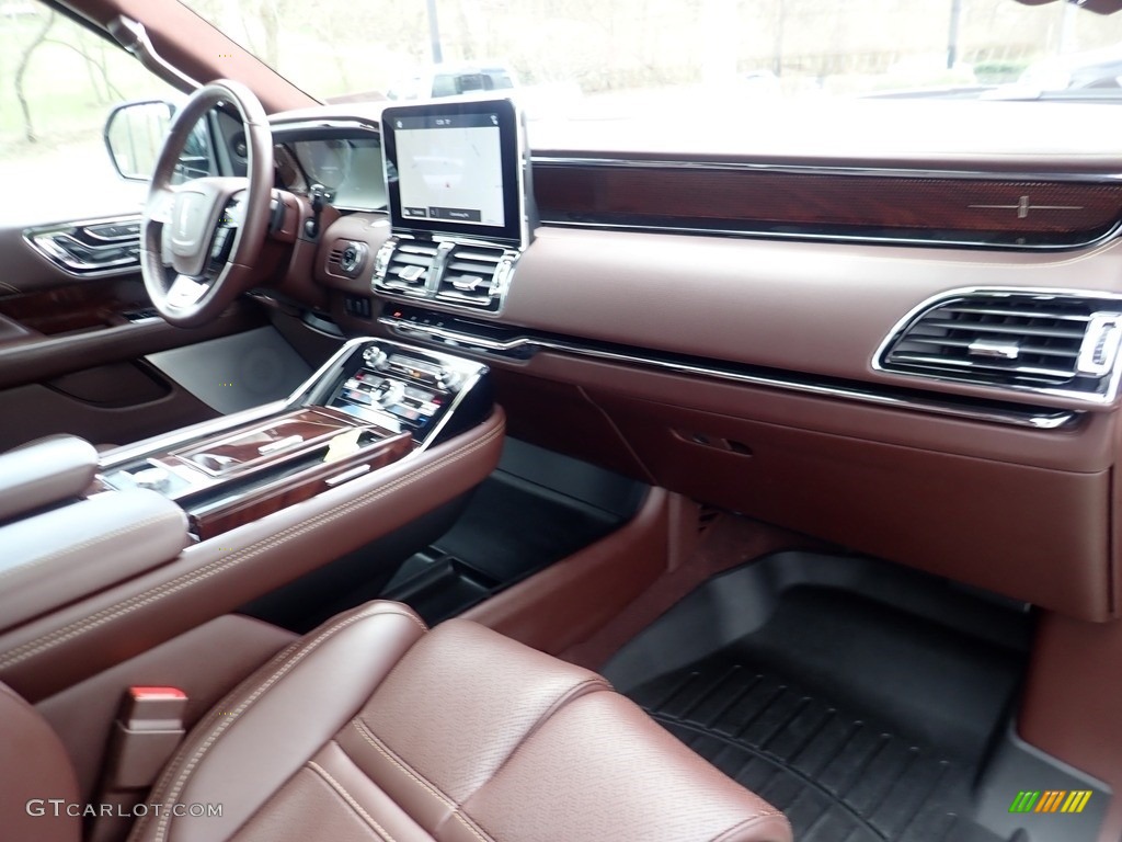 Russet Interior 2019 Lincoln Navigator L Black Label 4x4 Photo #144007029