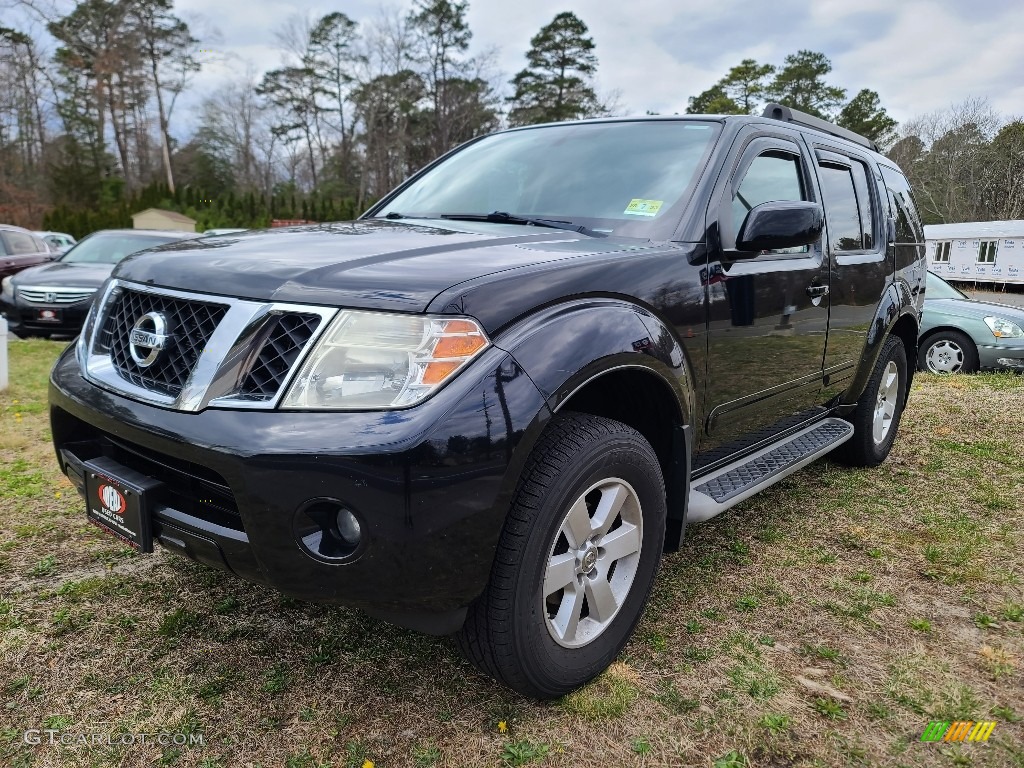 2010 Pathfinder SE 4x4 - Super Black / Graphite photo #1