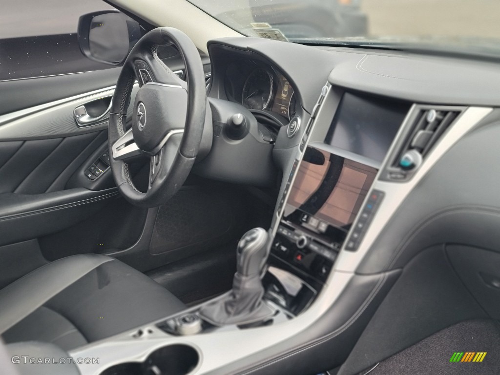 2020 QX50 Luxe AWD - Black Obsidian / Graphite photo #3