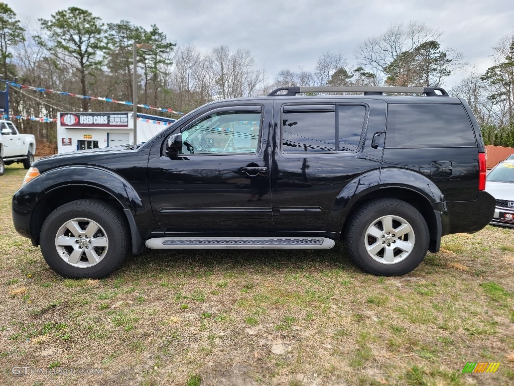 2010 Pathfinder SE 4x4 - Super Black / Graphite photo #3