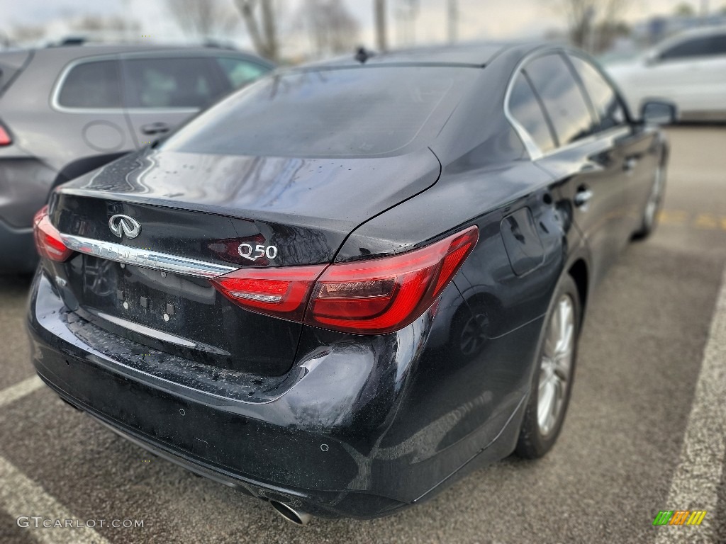 2020 QX50 Luxe AWD - Black Obsidian / Graphite photo #4