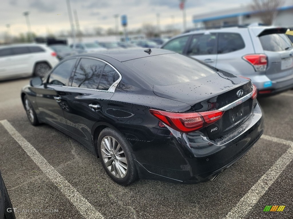 2020 QX50 Luxe AWD - Black Obsidian / Graphite photo #5