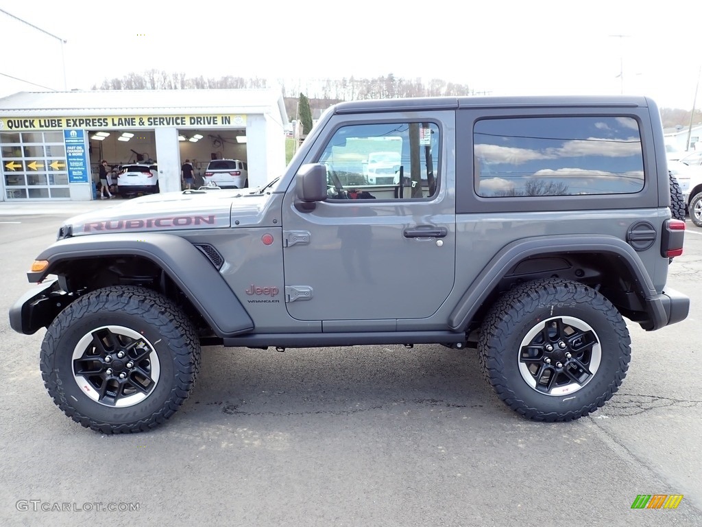 Sting-Gray 2022 Jeep Wrangler Rubicon 4x4 Exterior Photo #144008343