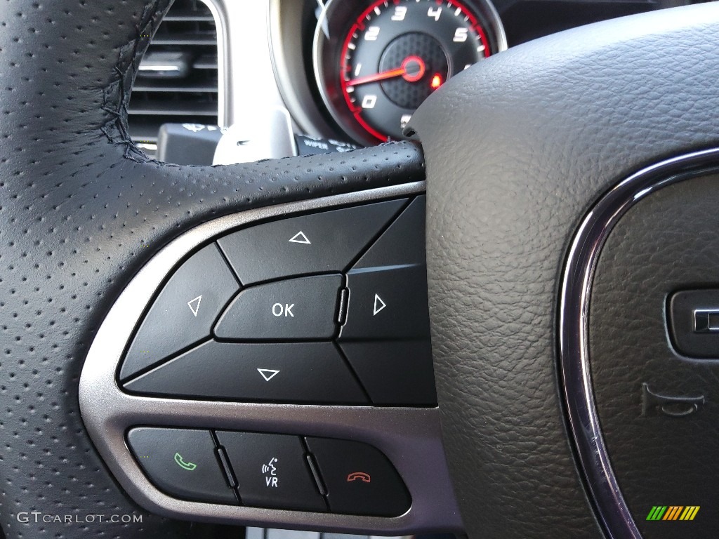 2022 Dodge Charger Scat Pack Plus Black Steering Wheel Photo #144008349