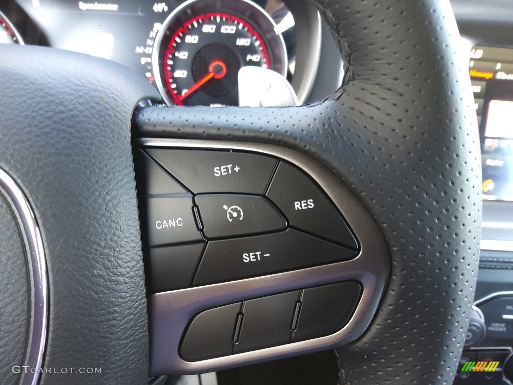 2022 Dodge Charger Scat Pack Plus Black Steering Wheel Photo #144008376