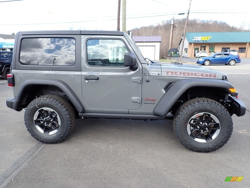 Sting-Gray 2022 Jeep Wrangler Rubicon 4x4 Exterior Photo #144008460