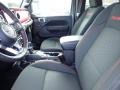 Black 2022 Jeep Wrangler Rubicon 4x4 Interior Color