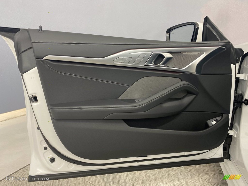 2022 BMW 8 Series M850i xDrive Gran Coupe Black Door Panel Photo #144008880