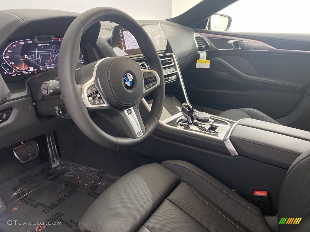 Black Interior 2022 BMW 8 Series M850i xDrive Gran Coupe Photo #144008934
