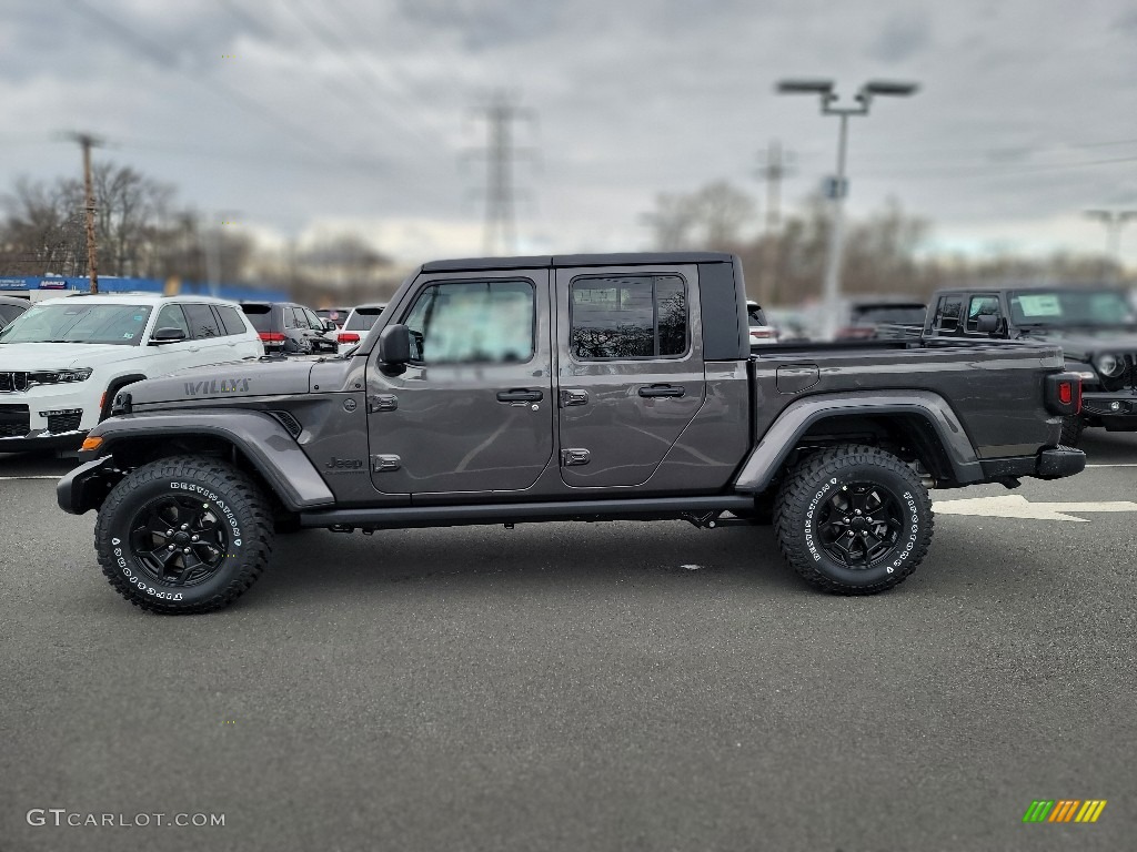 2022 Gladiator Willys 4x4 - Granite Crystal Metallic / Black photo #3