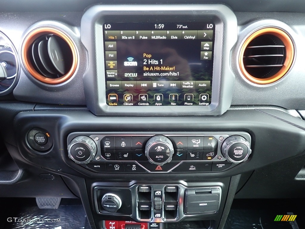 2022 Jeep Gladiator Mojave 4x4 Controls Photo #144009282