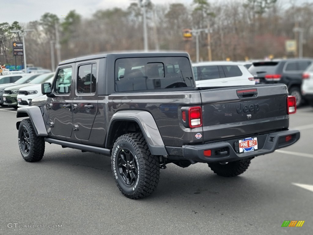 2022 Gladiator Willys 4x4 - Granite Crystal Metallic / Black photo #4