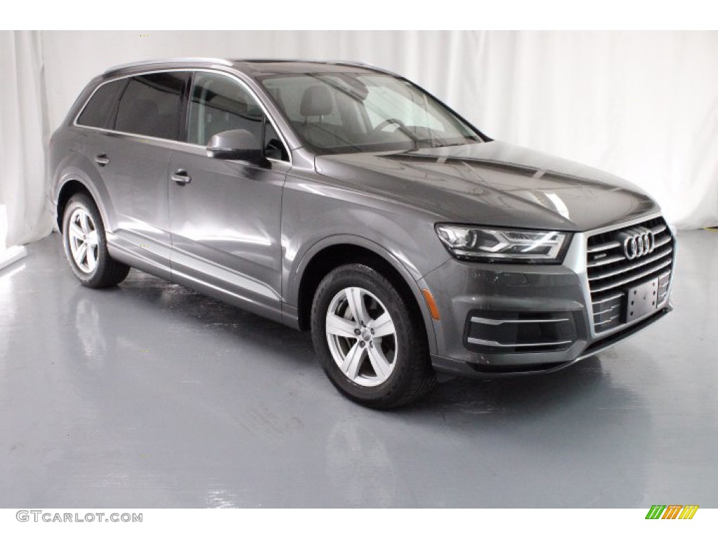 2018 Q7 2.0 TFSI Premium Plus quattro - Samurai Gray Metallic / Black photo #38