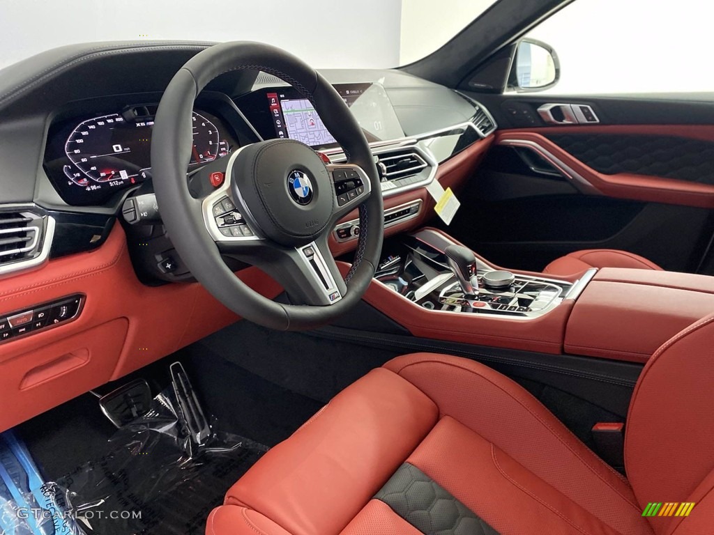 Sakhir Orange/Black Interior 2022 BMW X6 M Competition Photo #144009711