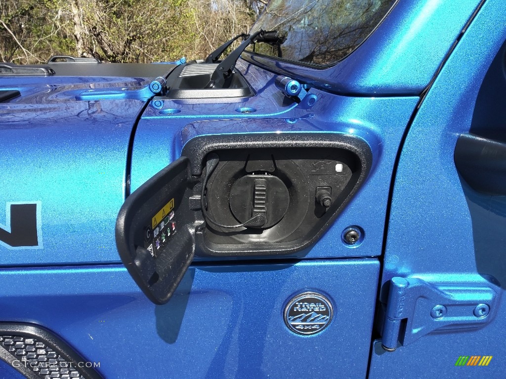 2022 Jeep Wrangler Unlimited Rubicon 4XE Hybrid Rubicon 4XE Hybrid Charging Port Photo #144009789