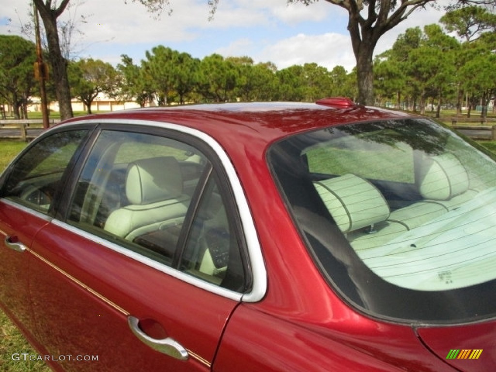 2008 XJ Vanden Plas - Radiance Red Metallic / Ivory/Mocha photo #21