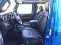 Black 2022 Jeep Wrangler Unlimited Rubicon 4XE Hybrid Interior Color