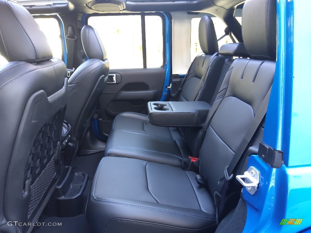 2022 Jeep Wrangler Unlimited Rubicon 4XE Hybrid Rear Seat Photo #144010146
