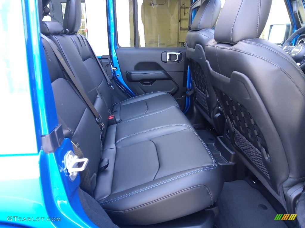 2022 Jeep Wrangler Unlimited Rubicon 4XE Hybrid Rear Seat Photo #144010308