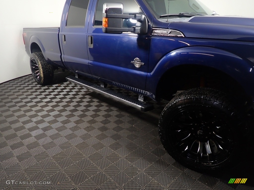 2012 F350 Super Duty XLT Crew Cab 4x4 - Dark Blue Pearl Metallic / Steel photo #4