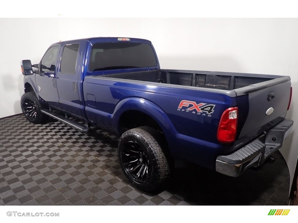 2012 F350 Super Duty XLT Crew Cab 4x4 - Dark Blue Pearl Metallic / Steel photo #10