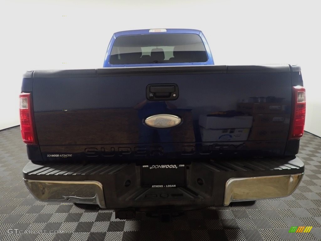 2012 F350 Super Duty XLT Crew Cab 4x4 - Dark Blue Pearl Metallic / Steel photo #11