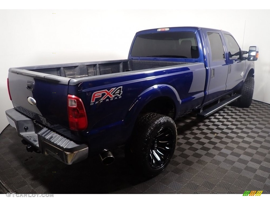 2012 F350 Super Duty XLT Crew Cab 4x4 - Dark Blue Pearl Metallic / Steel photo #13