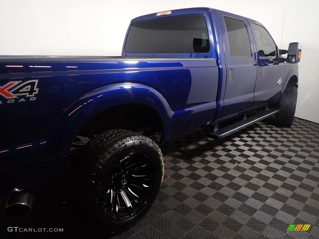 2012 F350 Super Duty XLT Crew Cab 4x4 - Dark Blue Pearl Metallic / Steel photo #15