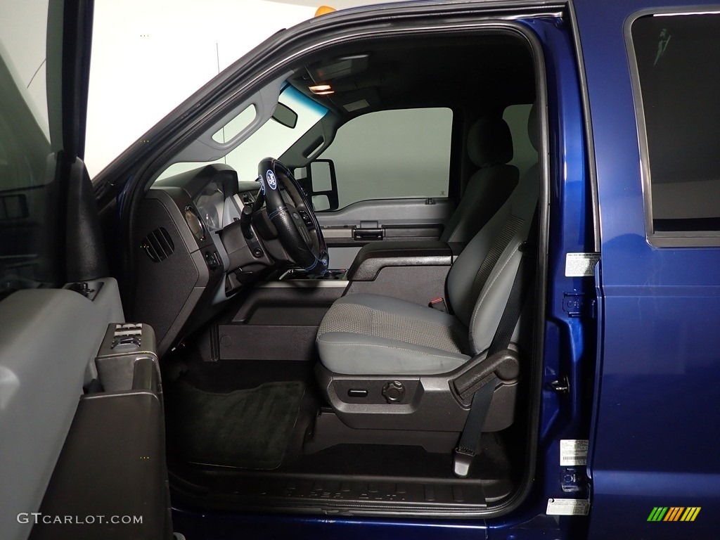 2012 F350 Super Duty XLT Crew Cab 4x4 - Dark Blue Pearl Metallic / Steel photo #18