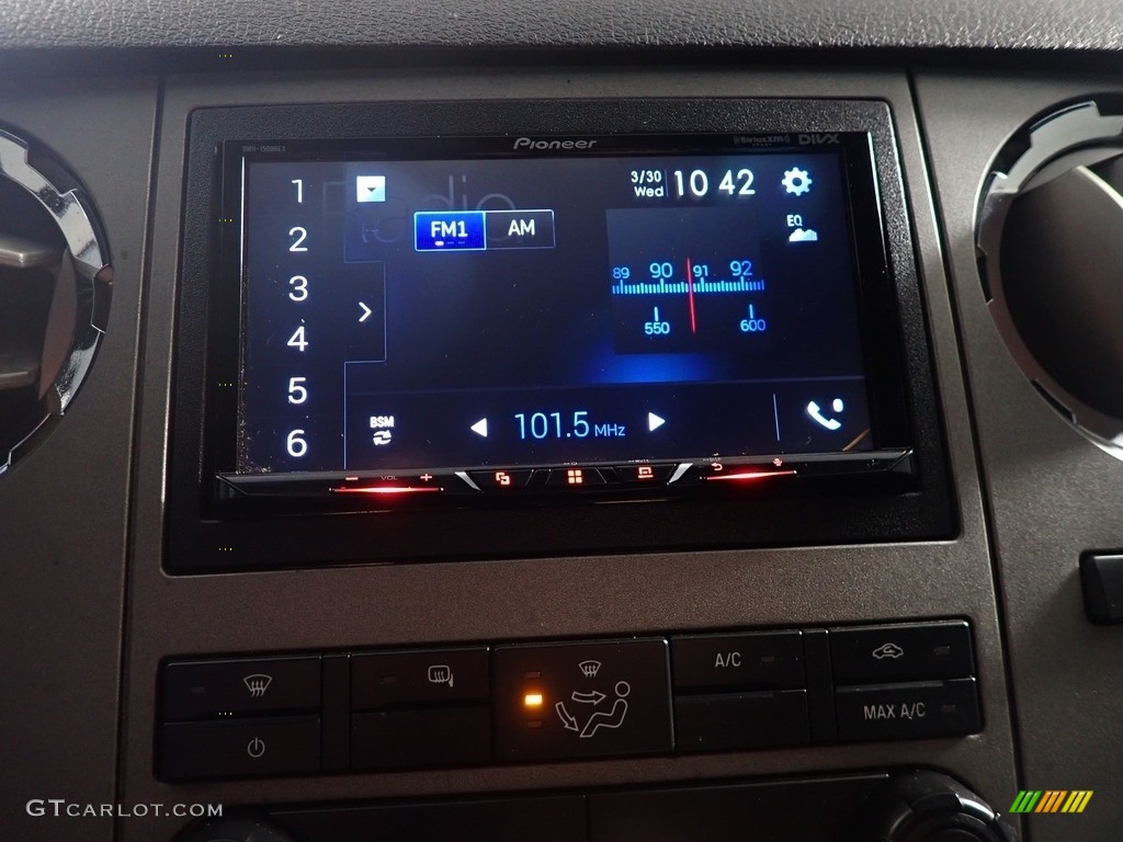 2012 F350 Super Duty XLT Crew Cab 4x4 - Dark Blue Pearl Metallic / Steel photo #22