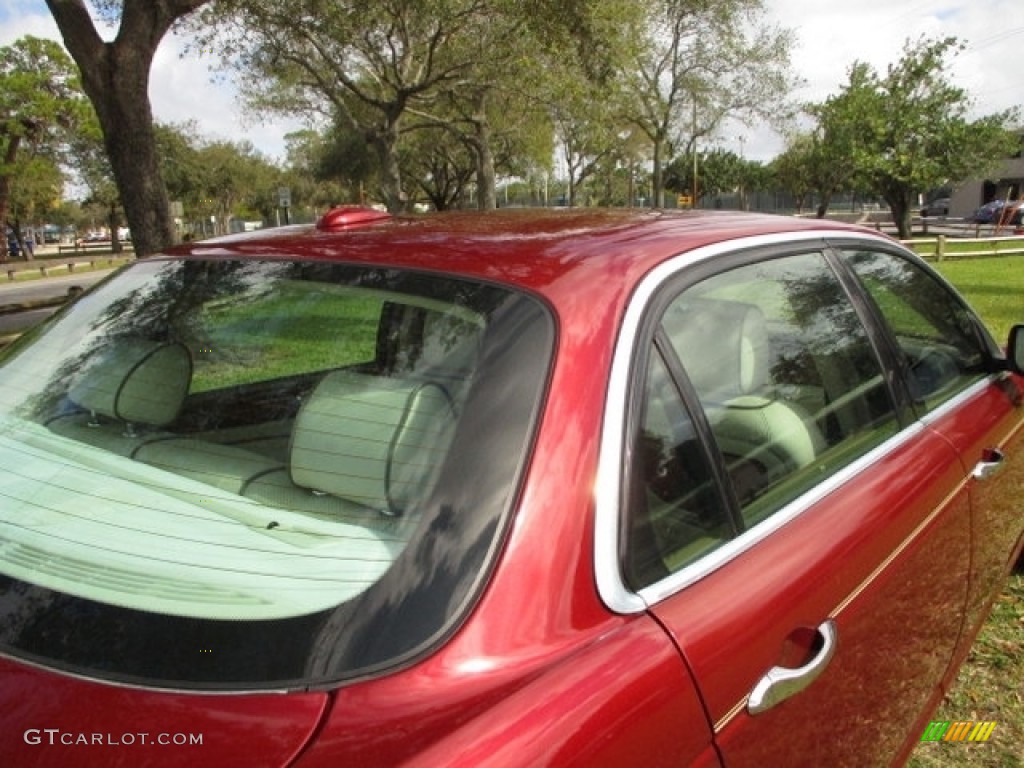 2008 XJ Vanden Plas - Radiance Red Metallic / Ivory/Mocha photo #53