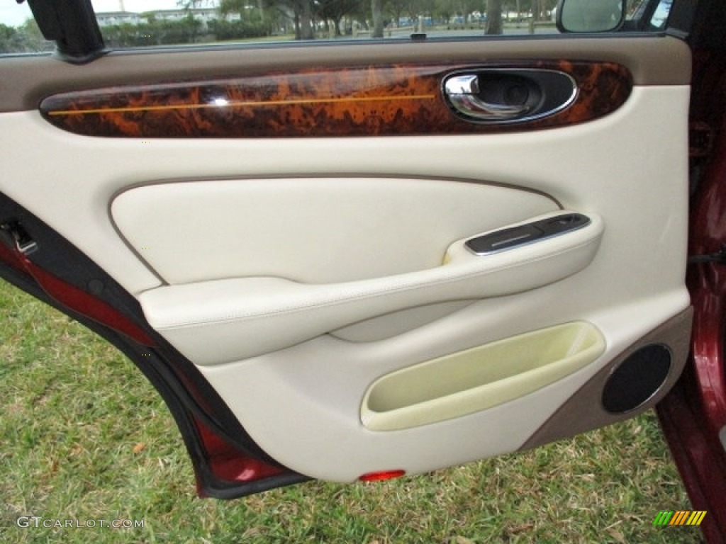 2008 XJ Vanden Plas - Radiance Red Metallic / Ivory/Mocha photo #55