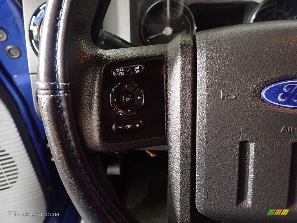 2012 F350 Super Duty XLT Crew Cab 4x4 - Dark Blue Pearl Metallic / Steel photo #25