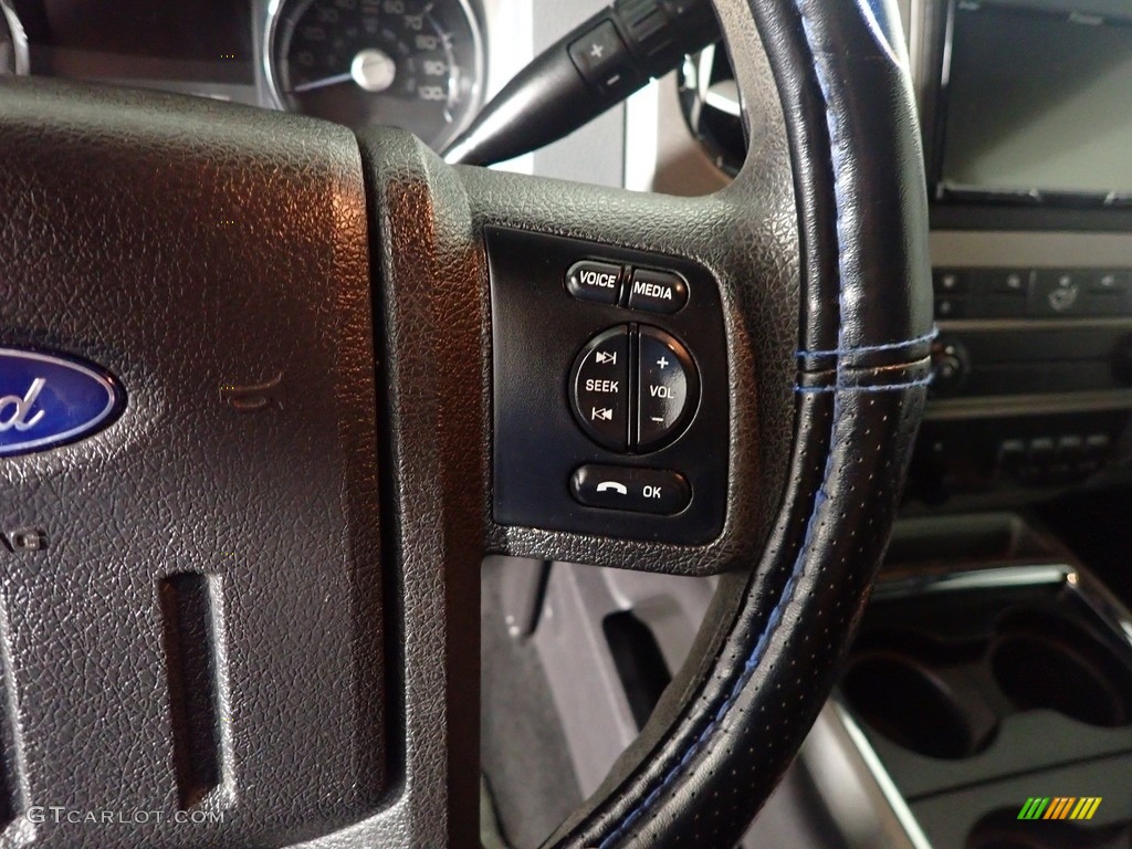2012 F350 Super Duty XLT Crew Cab 4x4 - Dark Blue Pearl Metallic / Steel photo #26