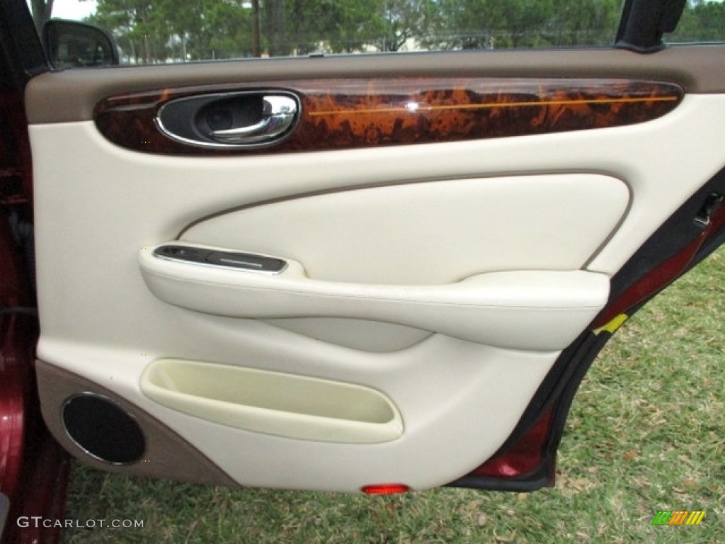 2008 XJ Vanden Plas - Radiance Red Metallic / Ivory/Mocha photo #58
