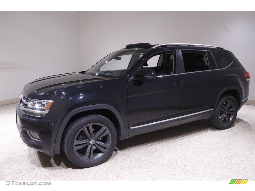 Deep Black Pearl 2018 Volkswagen Atlas SEL 4Motion Exterior Photo #144010905