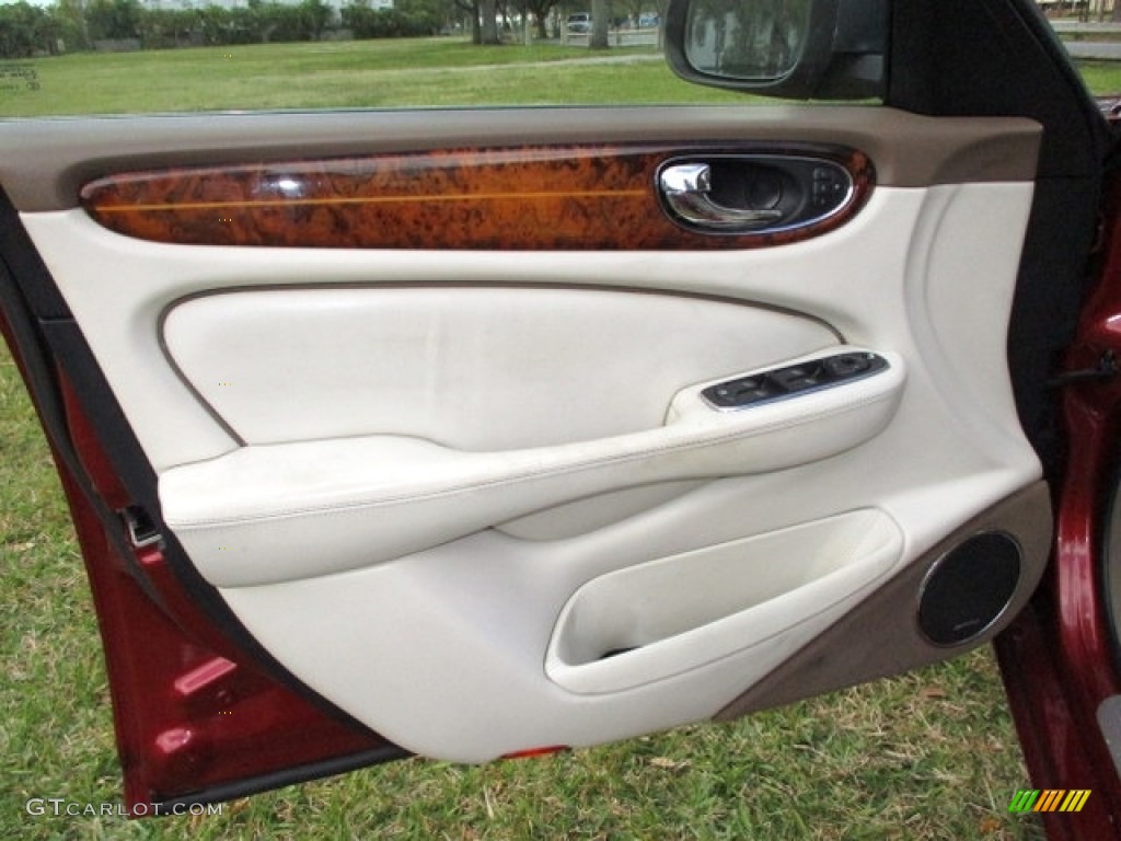 2008 XJ Vanden Plas - Radiance Red Metallic / Ivory/Mocha photo #62