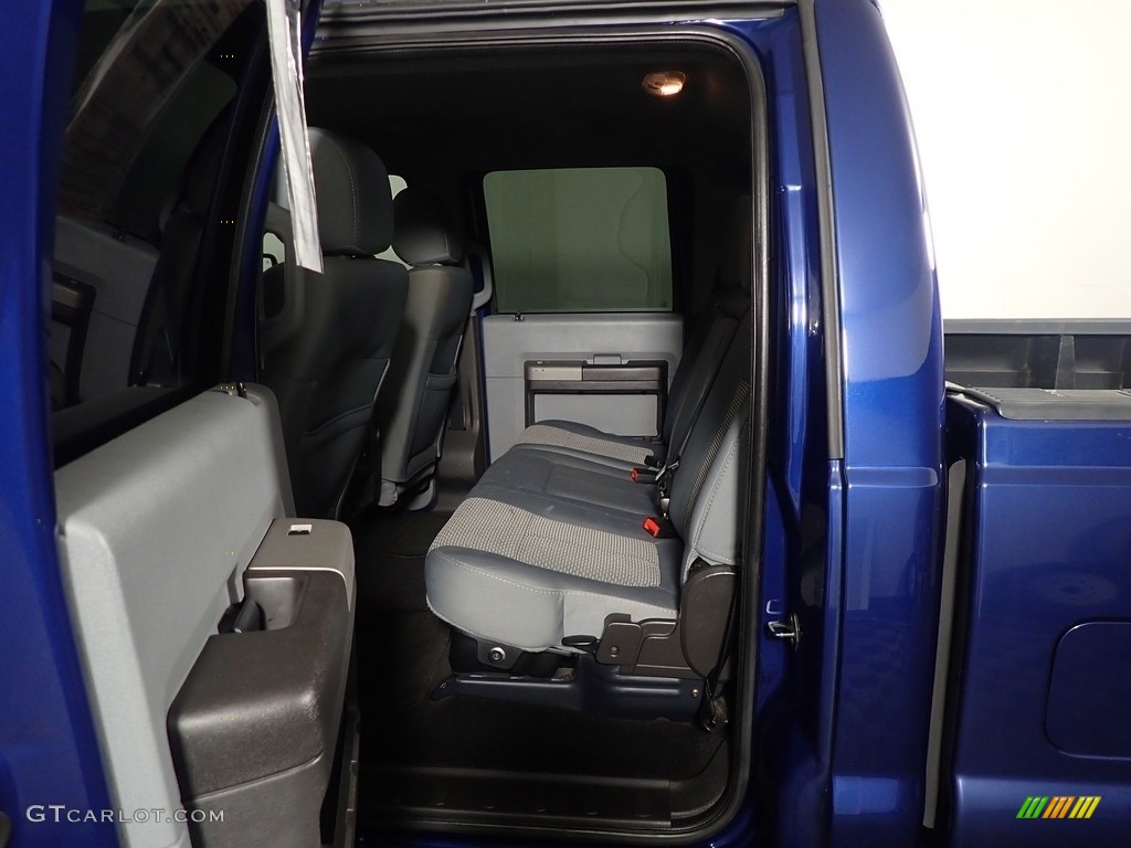 2012 F350 Super Duty XLT Crew Cab 4x4 - Dark Blue Pearl Metallic / Steel photo #33