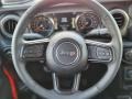 Black 2022 Jeep Wrangler Unlimited Sport 4x4 Steering Wheel