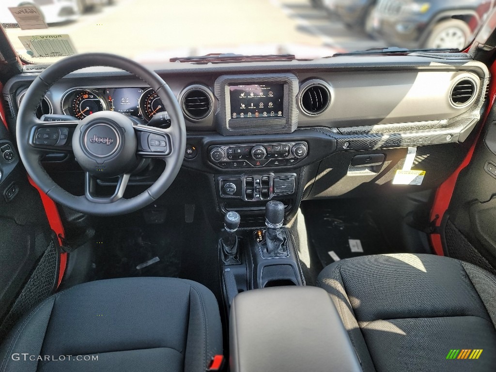 2022 Jeep Wrangler Unlimited Sport 4x4 Black Dashboard Photo #144011061