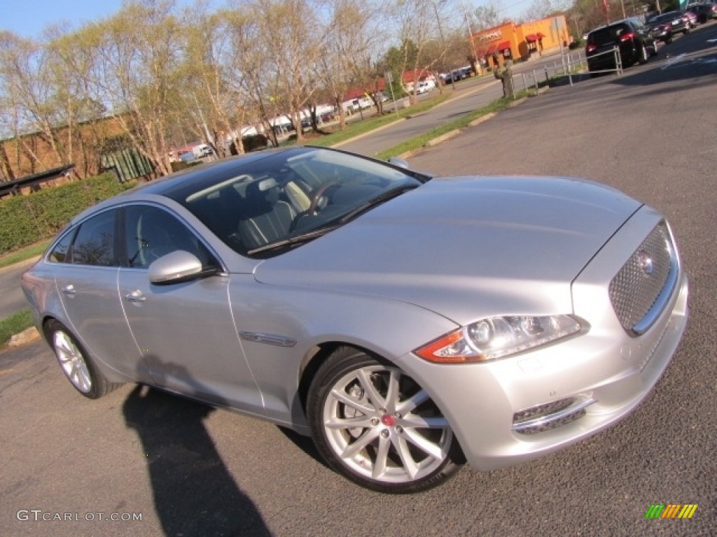 Rhodium Silver Metallic 2014 Jaguar XJ XJ Exterior Photo #144011352