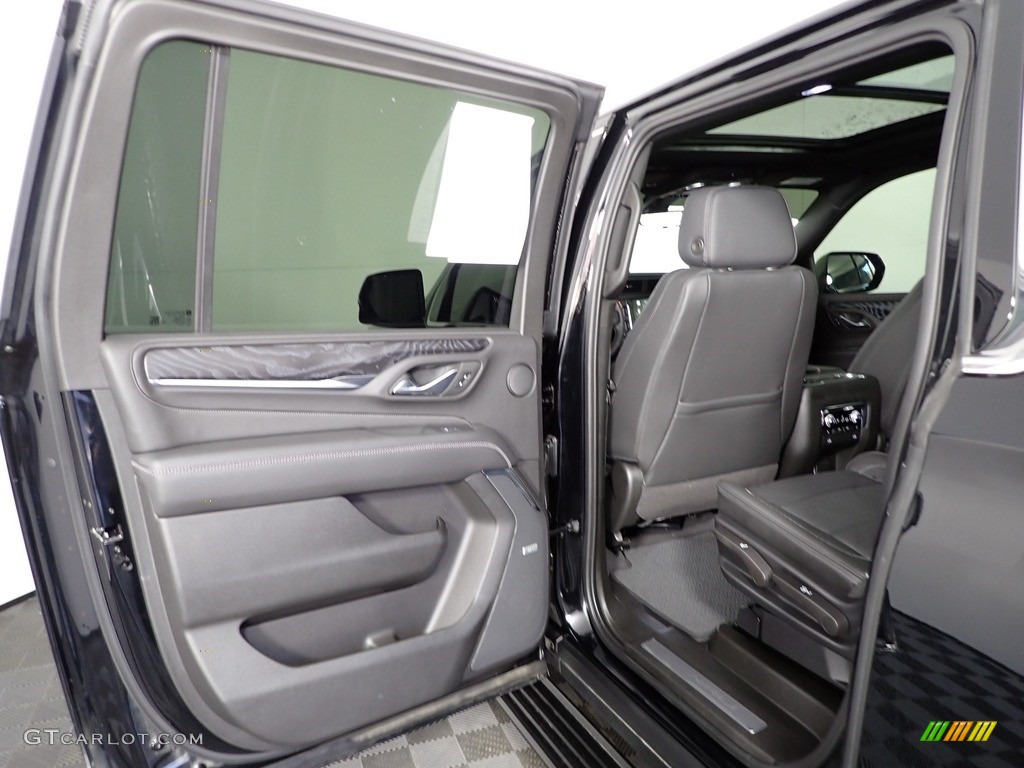 Jet Black Interior 2022 GMC Yukon XL Denali 4WD Photo #144011784