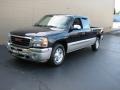 2006 Deep Blue Metallic GMC Sierra 1500 SLT Extended Cab  photo #2