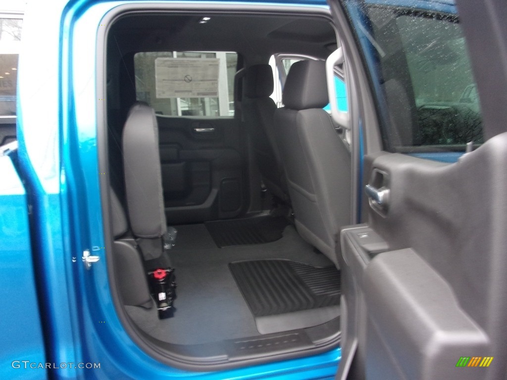 2022 Silverado 1500 Custom Crew Cab 4x4 - Glacier Blue Metallic / Jet Black photo #20