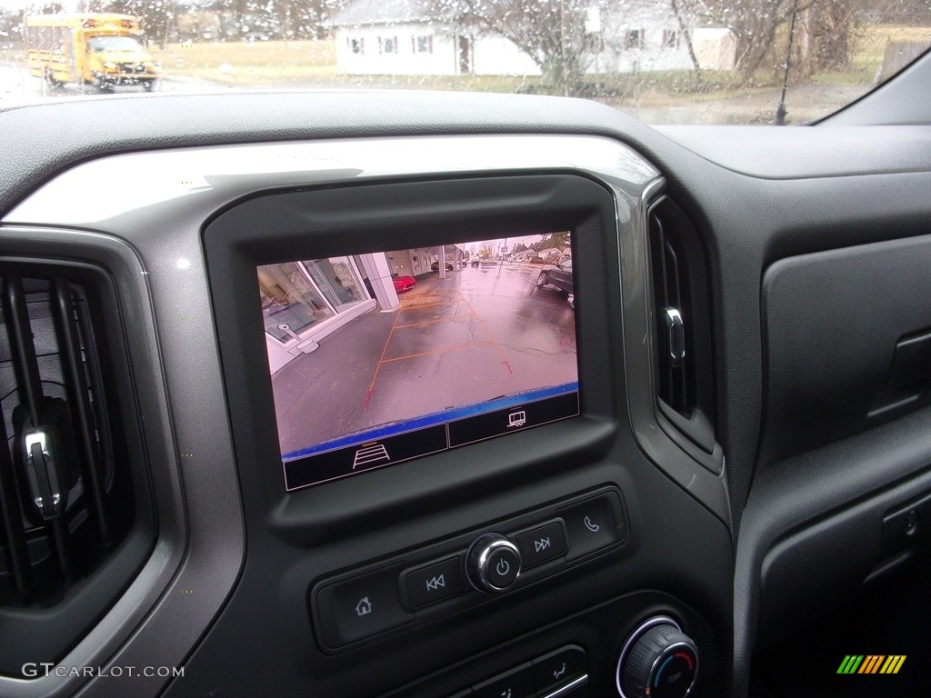 2022 Silverado 1500 Custom Crew Cab 4x4 - Glacier Blue Metallic / Jet Black photo #28