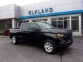 Black 2022 Chevrolet Silverado 1500 Custom Crew Cab 4x4